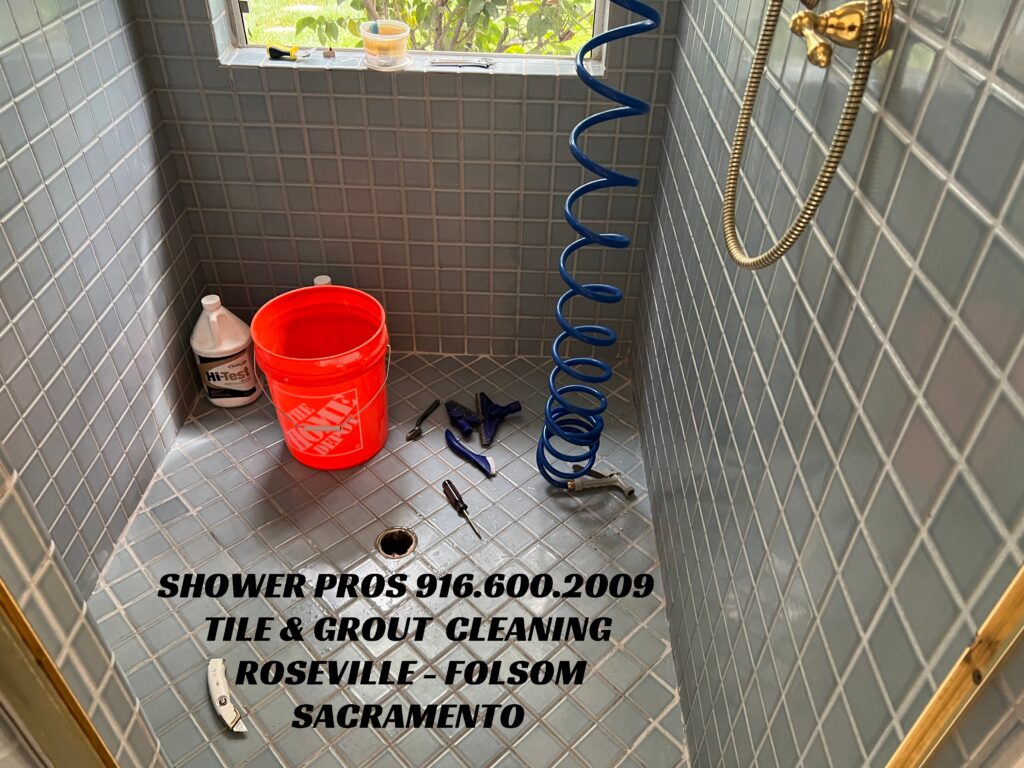 shower cleaning by shower pros of sacramento california