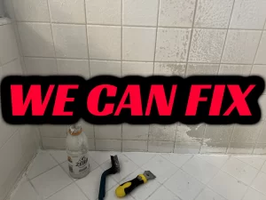 Shower Tile Before Maintenance