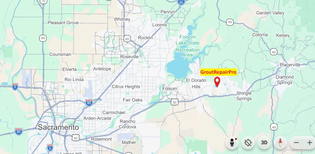 Grout Repair Pro Service Area Map